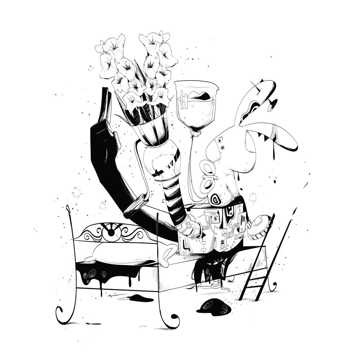 usagi_jagariko's tweet photo. うさぎ。アート集vol.1

今まで描いてくれたイラスト達も紹介しよーという事で！多いので2日に分けて投稿します...

描いてくれたのは僕のお友達@Knit0_kp2 
めちゃくちゃいい絵描くのよ♪
是非フォローして頂けると嬉しいです
m(_ _)m

それじゃ楽しんでね　よろー！

#うさぎ　#イラスト　#ありがと https://t.co/A9CRYABleL