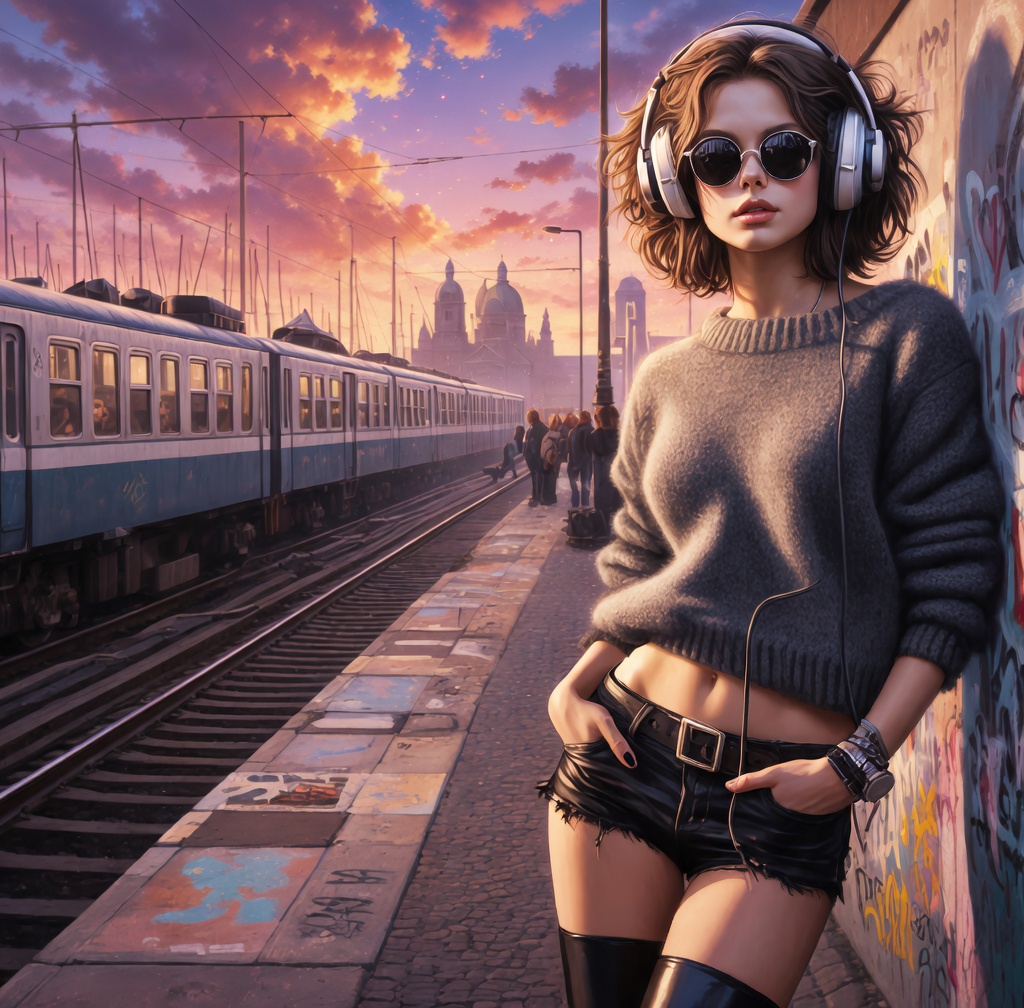 sophiasworld_17's tweet photo. Golden hour commuter flow. 🎧🌇 Losing myself in the music while the city winds down. The perfect urban soundtrack.

#goldenhour #platformstories #musicvibes #coolgirl #streetwear https://t.co/hCGMyS1OAA