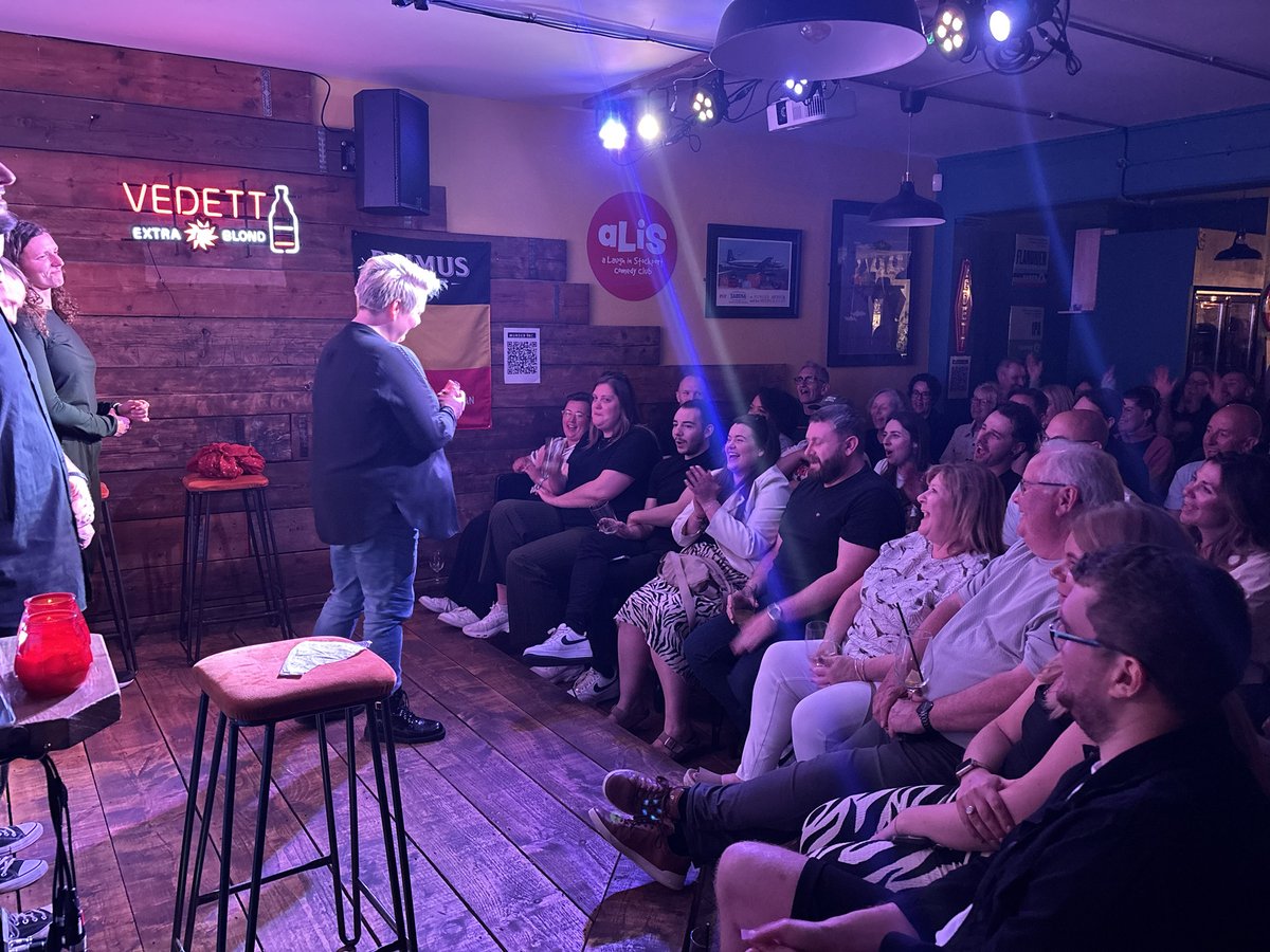 a Laugh in Stockport comedy club tweet media