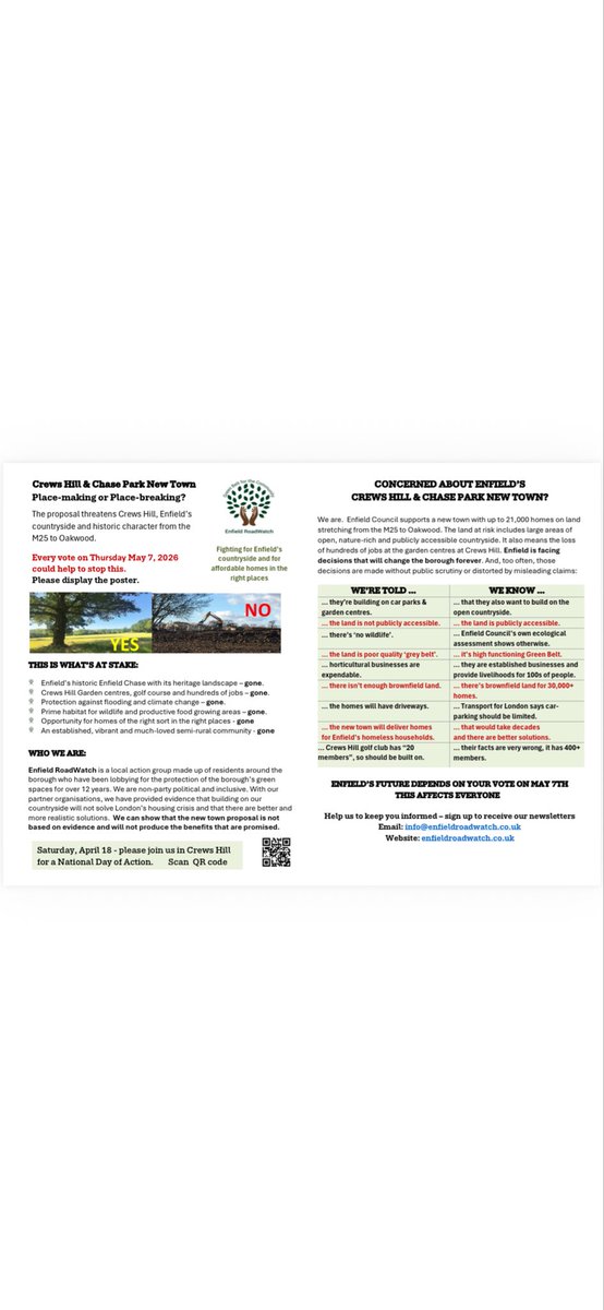 ETRA Enfield Town Residents' Association tweet media