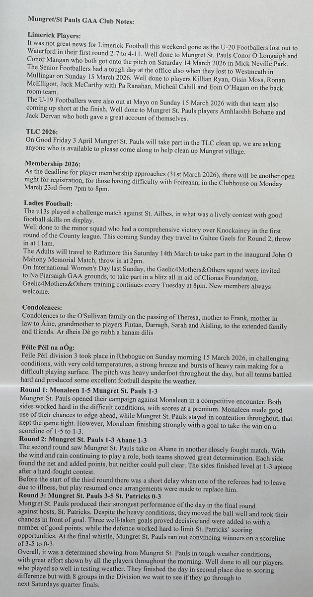 Limerick GAA tweet media