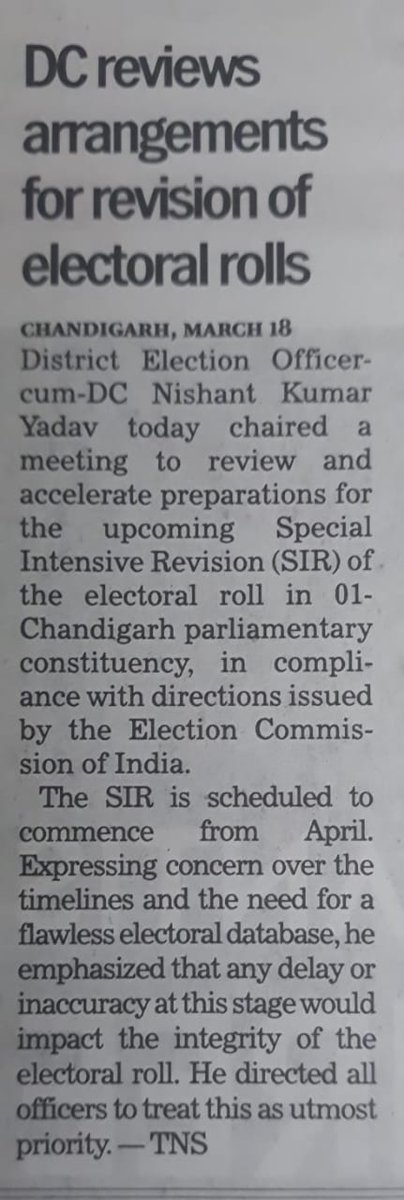 Deputy Commissioner, Chandigarh tweet media