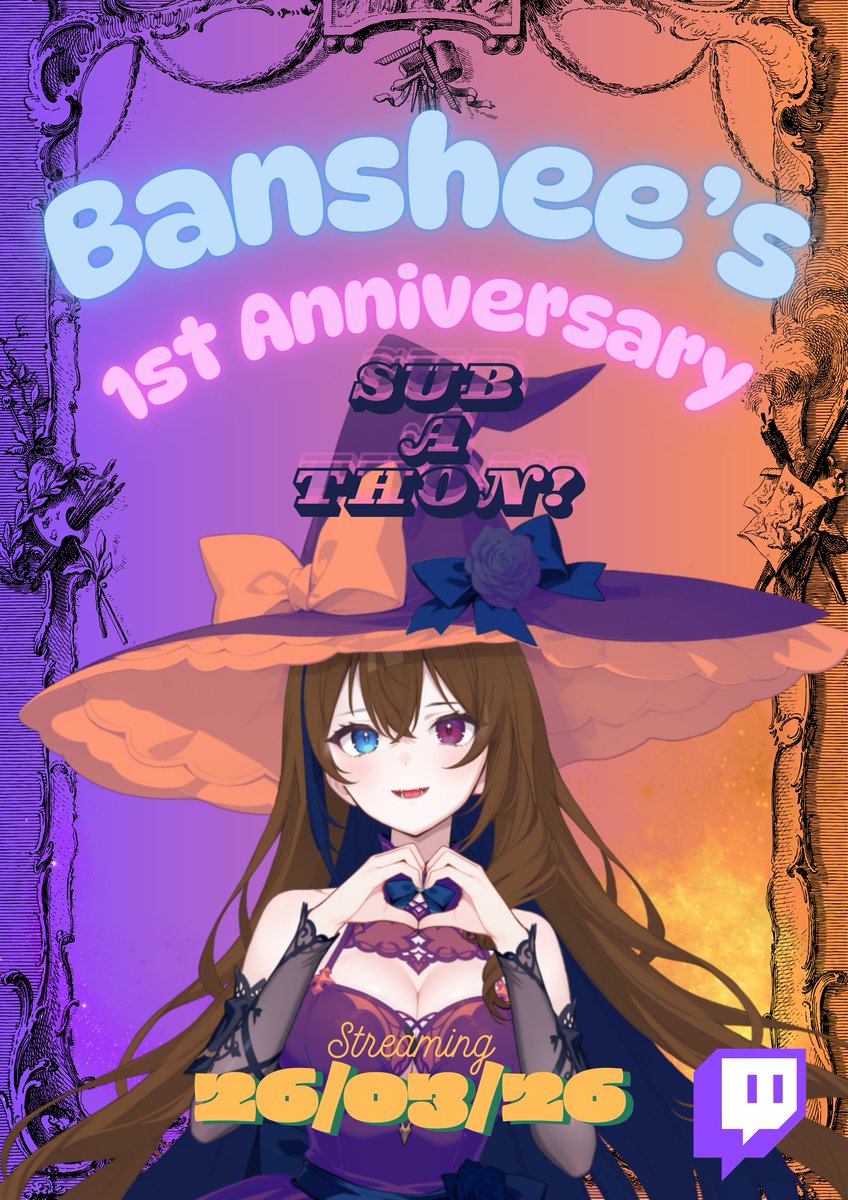 IT'S ALMOST HERE! Join us on the 26th of March 12pm AEST twitch.tv/binbanshee