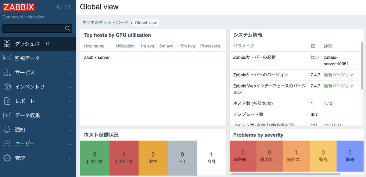 Zabbix Japan tweet media