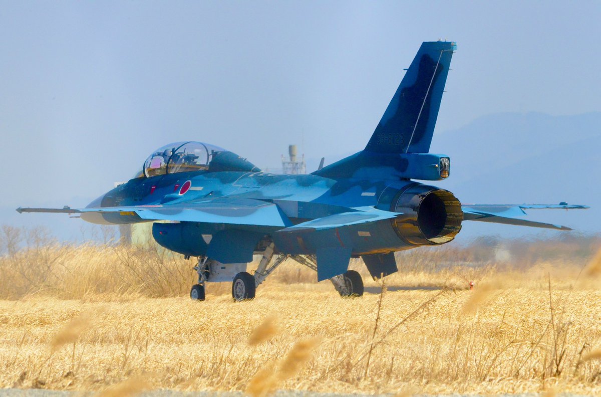 sky302tfs's tweet image. #松島基地
#F2B
突如降りてきた123号機✈️
IRAN明けの引取りなのか、配置転換なのか分からなかったけど、後席にはビニール袋がガッツリとベルトで固定されてました✋