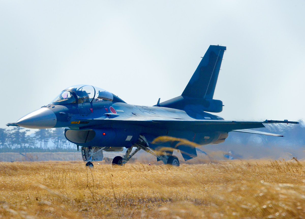 sky302tfs's tweet image. #松島基地
#F2B
突如降りてきた123号機✈️
IRAN明けの引取りなのか、配置転換なのか分からなかったけど、後席にはビニール袋がガッツリとベルトで固定されてました✋