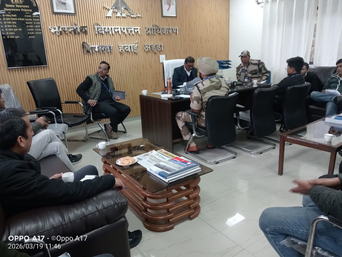 aaismlairport's tweet image. 📝 Successful APSC meeting conducted at Shimla Airport! 🙌 Discussed key updates &amp;amp; initiatives to boost aviation safety &amp;amp; efficiency. Thanks to all stakeholders for their active participation! #ShimlaAirport #APSC #AviationSafety
@AAI_Official 
@MoCA_GoI