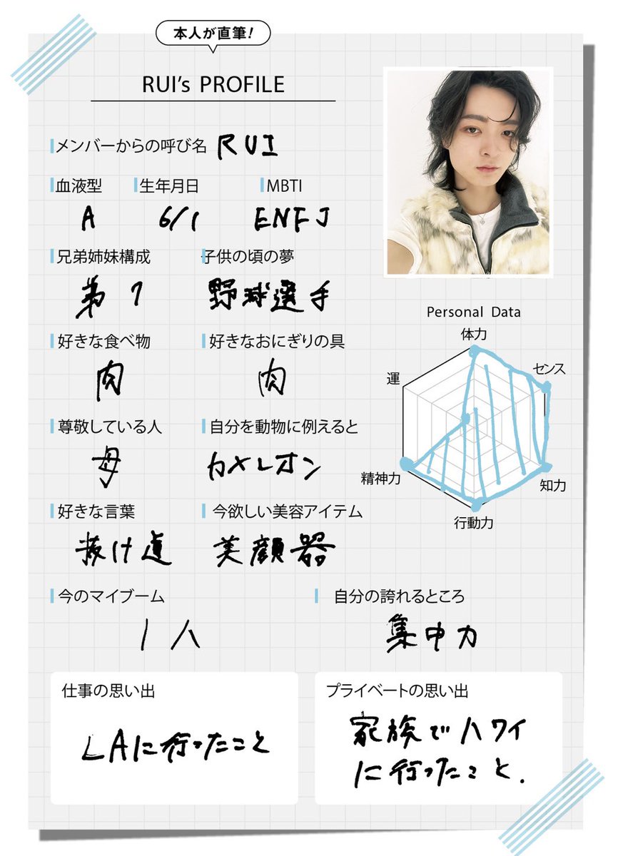 bitekicom's tweet photo. もうチェックした？😉
『美的』4月号から #STARGLOW  新連載スタート💫

記念すべき第1回は #RUI さん。
直筆のプロフィールを公開🖋️🌟

＼感想ポストはコチラ／
【💫#スタグロ美的連載】 https://t.co/2J1r5zuhrX