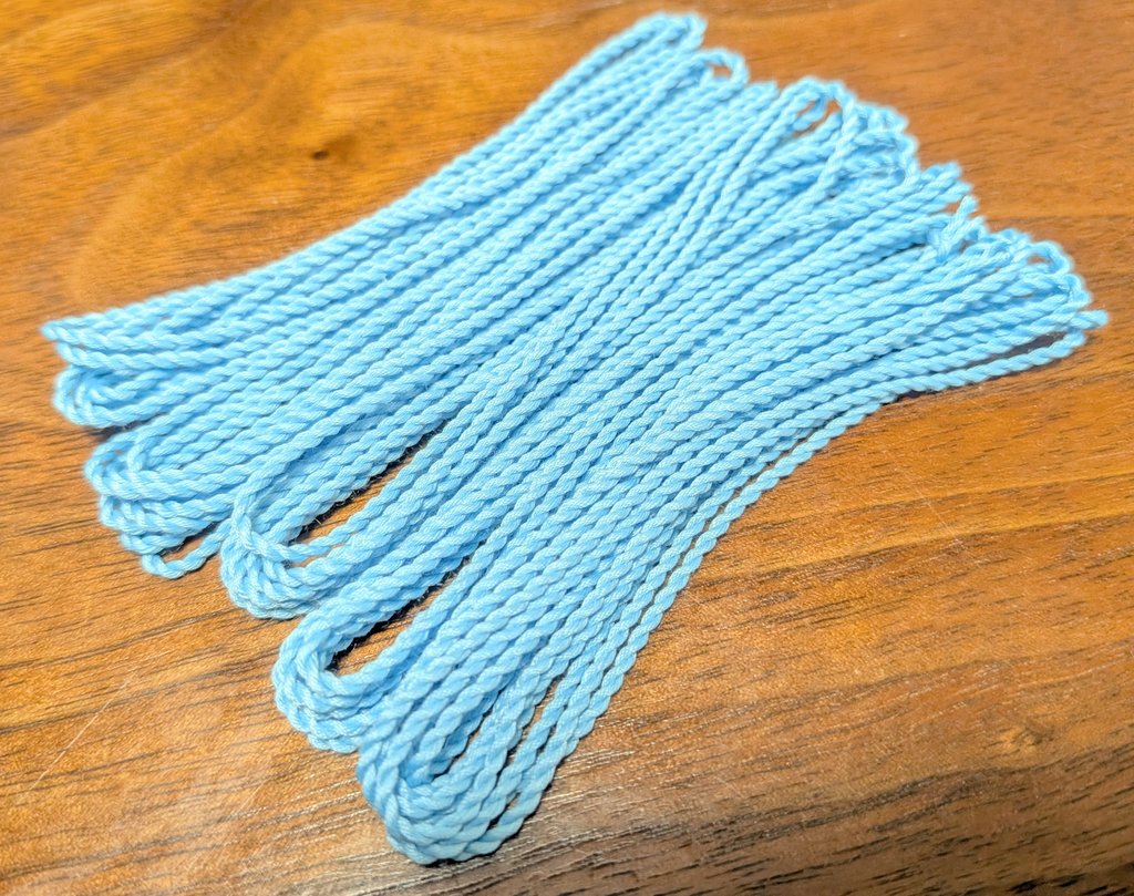 Flow_Components's tweet image. 【販売情報】
Flow String ( First Blue )
以前出した水色をフローストリングでも作成しました🧵
