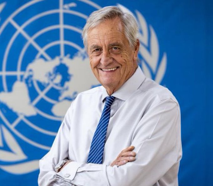 CTSAMM_SSudan's tweet photo. We mourn the loss of SRSG Nicholas Haysom and stand in solidarity with @unmissmedia &amp; the wider UN family. A steadfast partner with @CTSAMM_SSudan in our work of peace-building in SS🇸🇸, we carry forward his legacy of integrity, and his unshakeable belief that peace is possible. https://t.co/eoRQPjMycN