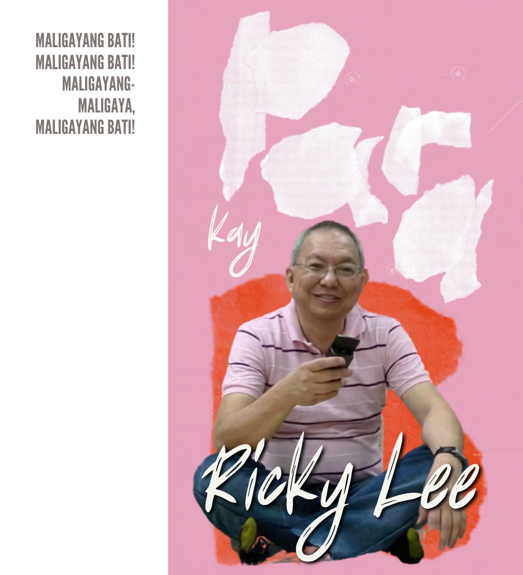 Happy Birthday to our mentor, friend, writer, and beloved National Artist, Sir Ricky Lee! 🎉🎂🎊