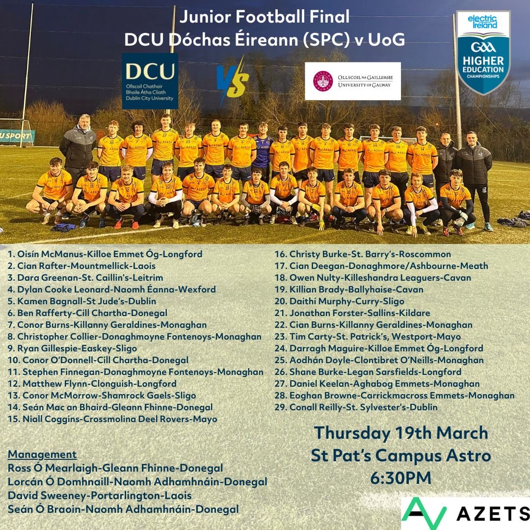 DCU Dóchas Éireann GAA Club tweet media