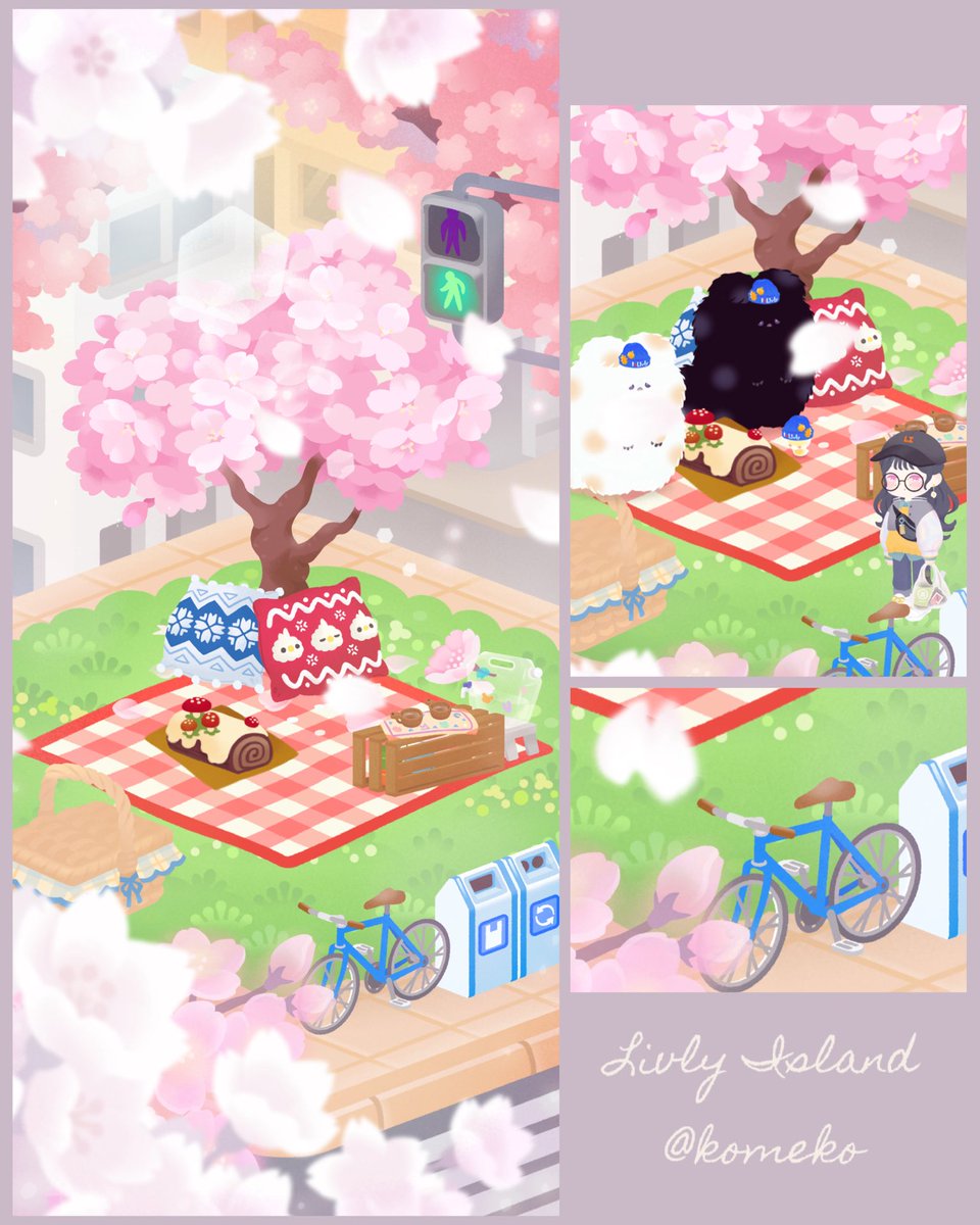 お花見🌸

 #リヴリー 
 #リヴリーアイランド
 #リヴリーレイアウト