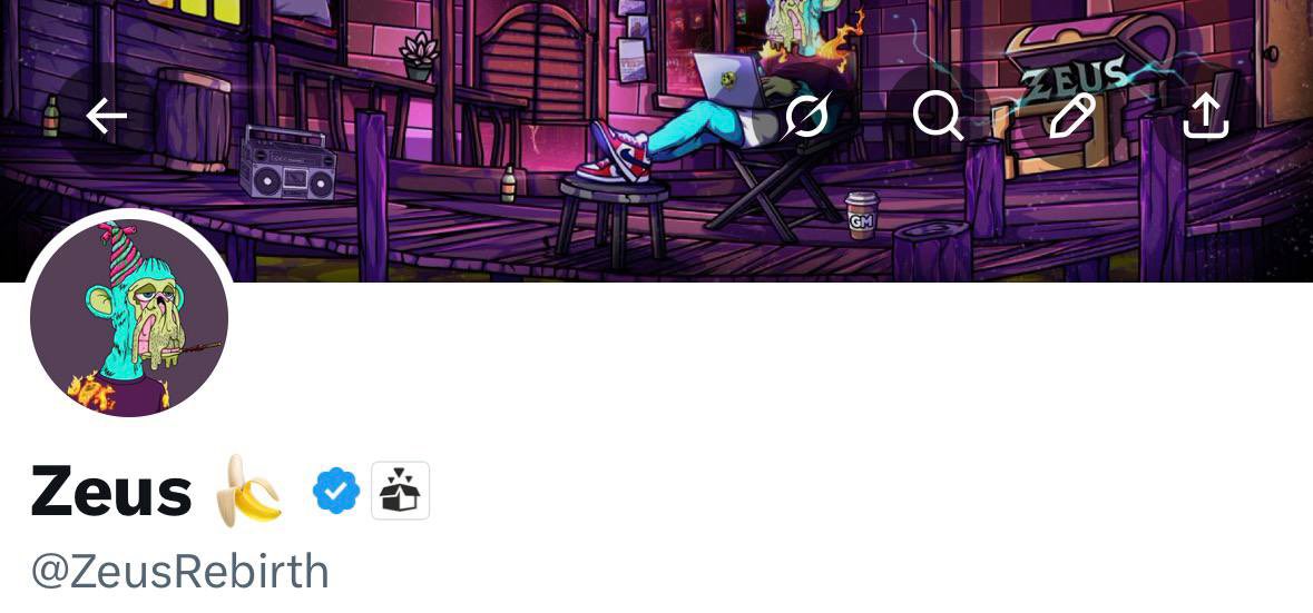 Zeus 🍌 tweet media