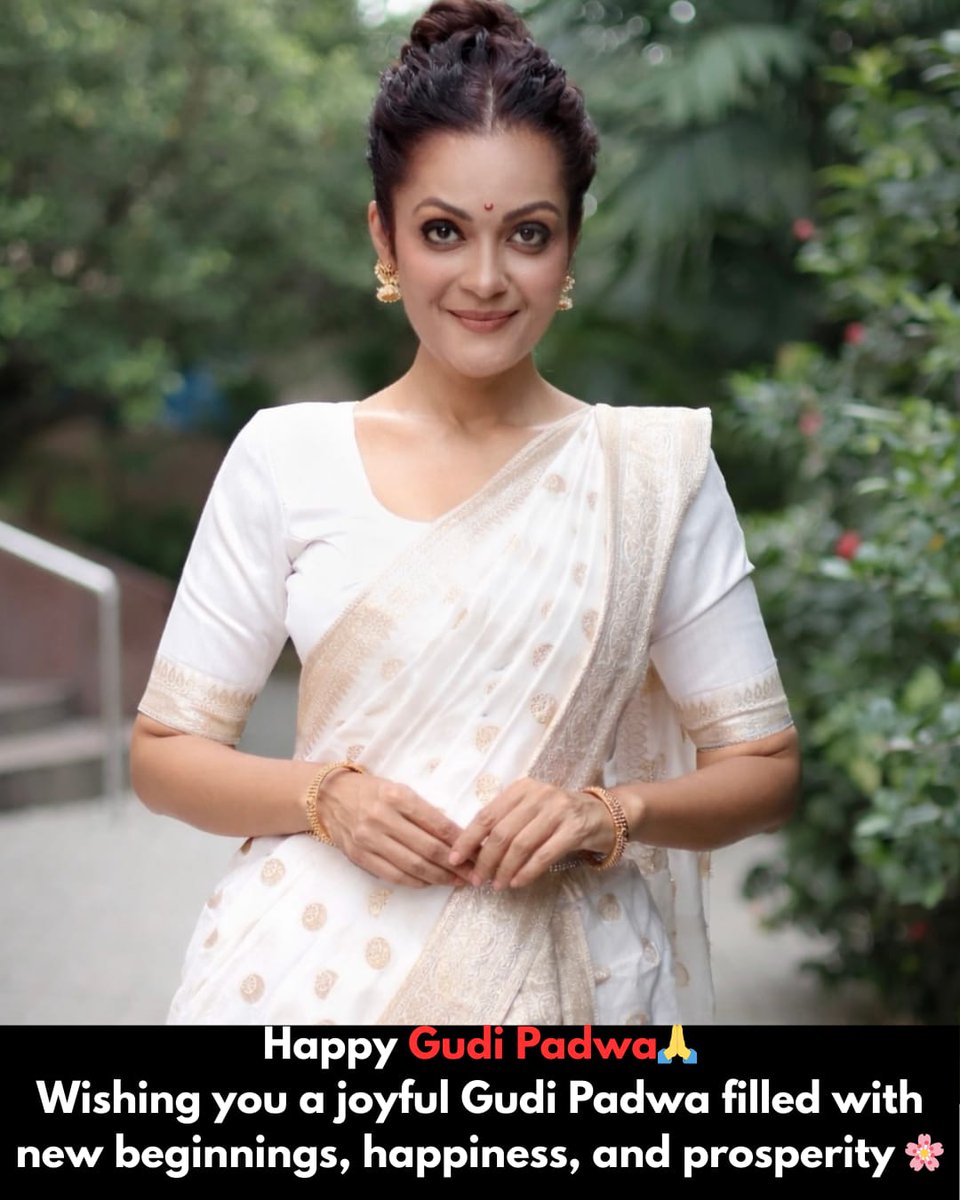 tvkhulasach's tweet photo. @sheena_chohan Wishes you new start filled with happiness and abundance! A joyful Gudi Padwa 🌸, a prosperous Ugadi 🌿and a powerful Navratri to all!✨

Sending love, peace and positivity your way! 💜 🤍 💛 

#SheenaChohan
#HappyGudiPadwa #HappyUgadi #HappyNavratri #Blessings https://t.co/KITNU9g1CB