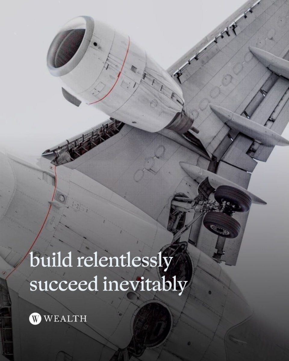 There's no other option.

We keep building.
We keep showing relentlessly.
We will succeed inevitably.

$wealth