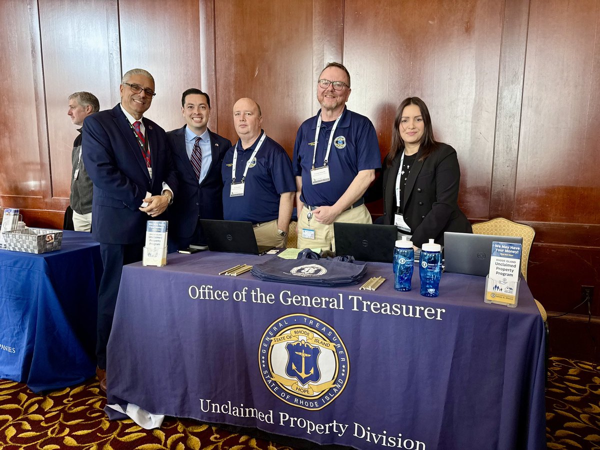RITreasury's tweet photo. Great connecting with local leaders at the 2026 RI League of Cities and Towns Annual Convention. Proud to support our municipalities as they strengthen skills, share ideas, and build partnerships that move Rhode Island forward! https://t.co/9yiUXeusQ1