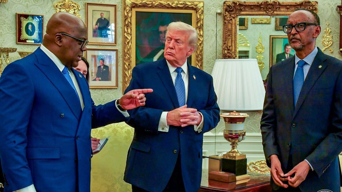 CapitalFMUganda's tweet image. The DR Congo and Rwanda have agreed to take steps to ease tensions after US-hosted talks in Washington, amid ongoing conflict in eastern Congo.

#CapitalFM #NewsUpdates