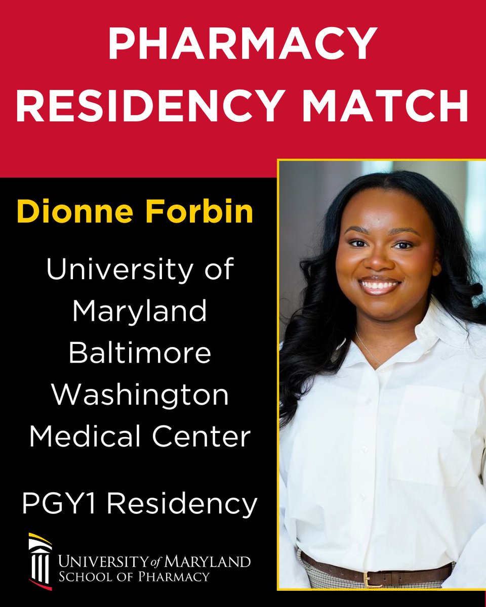 University of Maryland School of Pharmacy tweet media