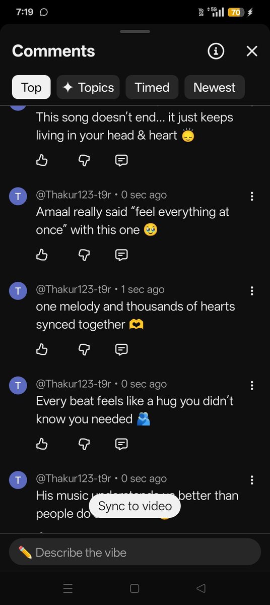 G33160Guleria's tweet photo. #Amaalians,let’s do this as a team!🤝

Go to YT &amp; comment on #YahinGuzaarDoon,post 20 comments from each ID. Take screenshots &amp; share them here.
Also,make sure to like &amp; reply to each other’s comments.
Let’s take it to 100M together, show some power!💪
#AmaalMallik 
@AmaalMallik https://t.co/ZTjXboA4oi