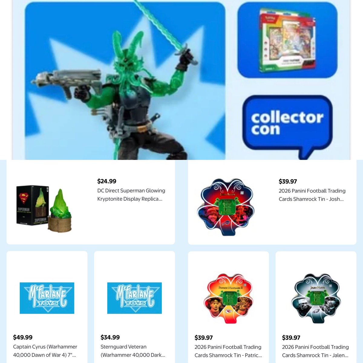DisTrackers's tweet image. Walmart Collector Con Day 1 releases drop in 7 mins! First Partner set drops then as well!
.
Collector Con - goto.walmart.com/B0rdrW
First Partner - goto.walmart.com/R0GNNa
.
#Ad #Walmart #Collectibles #Pokemon