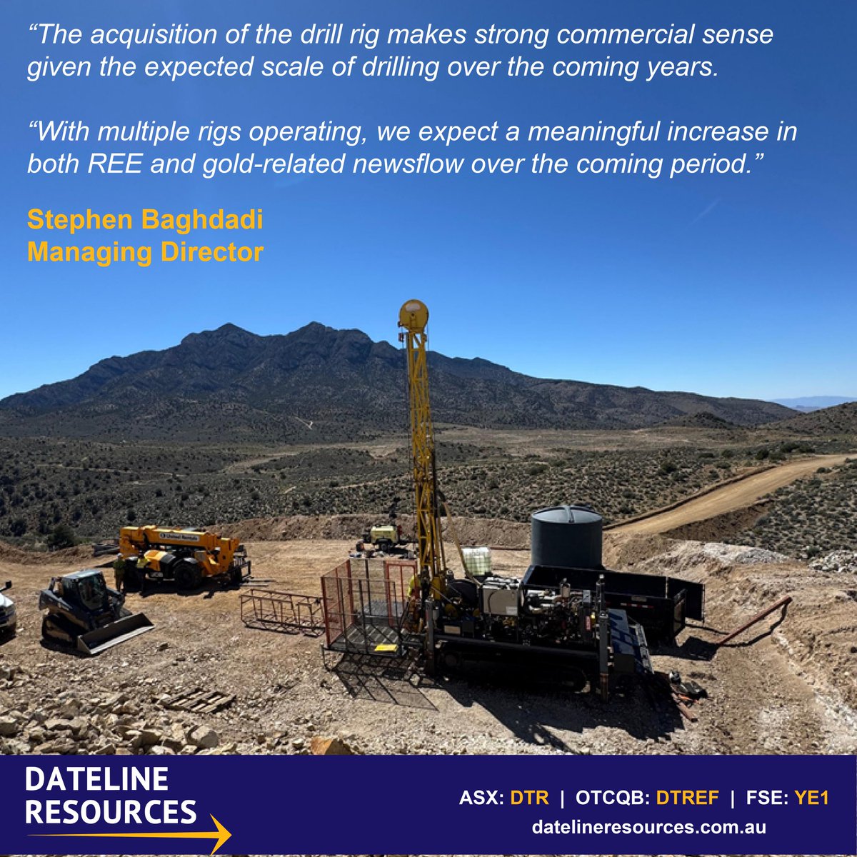 $DTREF THROTTLES UP GOLD &amp; RARE EARTH DRILL PROGRAMS. 
accessnewswire.com/newsroom/en/me…