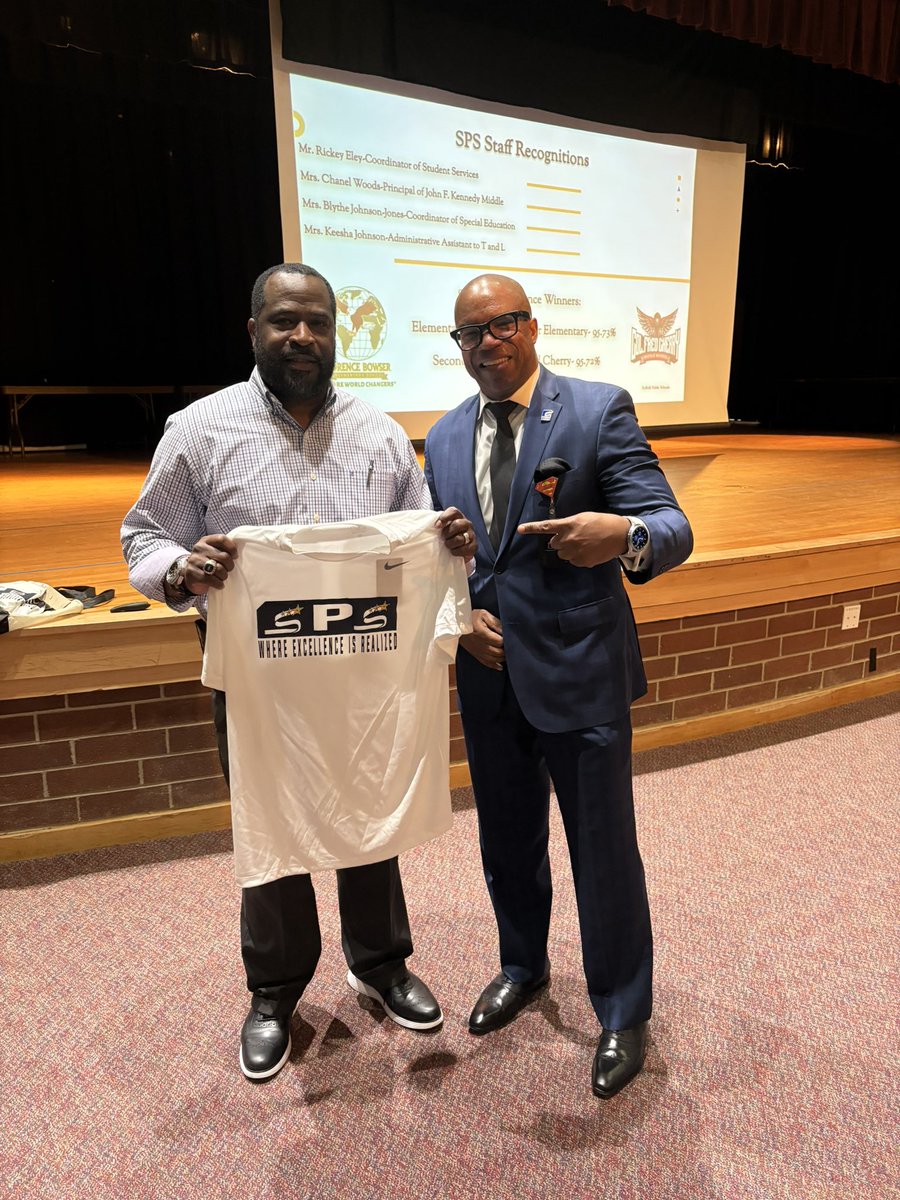 drjbg3's tweet photo. Congratulations to the @SufVAschools staff that were recognized at todayβs leadership meeting: Mr. Rickey Eley, Mrs. Chanel Woods, Mrs. Blythe Johnson-Jones, and Mrs. Keesha Johnson. Thank you for all that you do for @SufVAschools!!! #SPSCreatesAchievers #Leadership ππΎππΎππΎ https://t.co/1hflVpU46w
