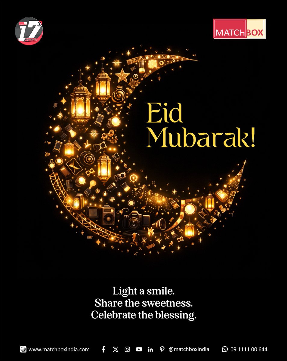 A day to share kindness, gratitude, and togetherness.
May the sweetness of Eid fill every heart with happiness and every home with peace.
Eid Mubarak to you and your loved ones.

#Eid #eidmubarak #festival #festivalvibes #festivalseason #matchbox #matchboxindia