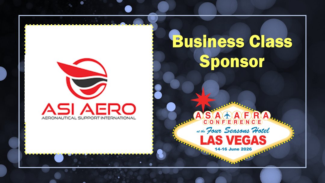 aviationsupp's tweet image. We’re proud to welcome ASI Aero as a Business Class Sponsor for ASA AFRA 2026! ✈️ 
ASI’s dedication to #quality and #reliability makes them an invaluable partner.
Thank you, ASI, for your support! 🚀 
#ASAMember #ASA100 #APUs #Engines #Consignment #Leasing #AOGServices