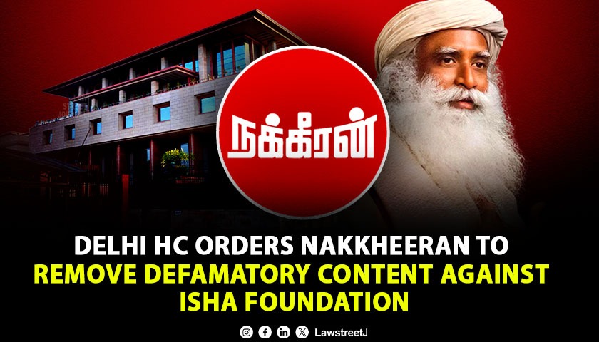 LawstreetJ's tweet photo. #DelhiHighCourt orders Nakkheeran to remove defamatory content against #IshaFoundation, rejects plea to dismiss #defamationsuit.
Read full article here
https://t.co/tbgeSjfpnP
#Sadhguru #Nakkheeran #ReputationMatters #DigitalContent #CivilProcedureCode #FreeSpeech https://t.co/L6IfcpUaXY