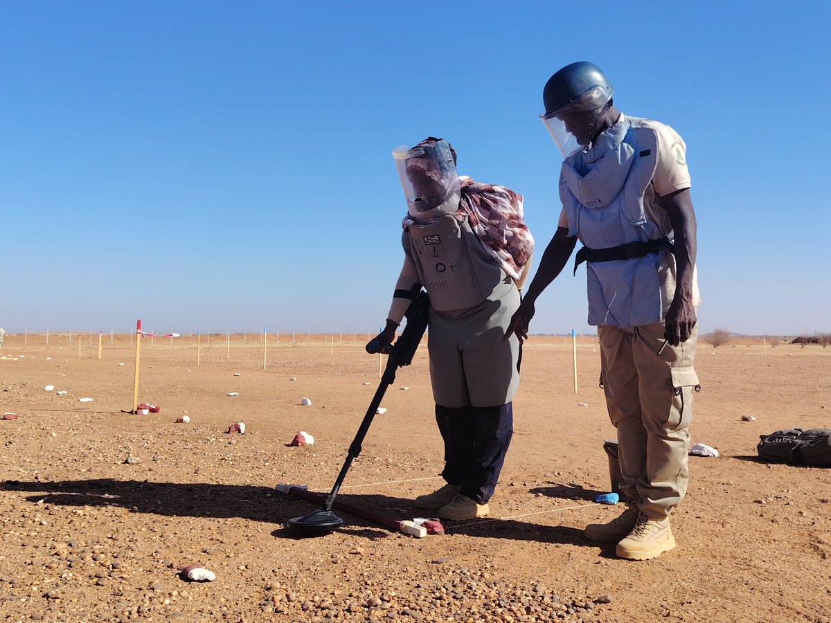 United Nations Mine Action Service (UNMAS) tweet media