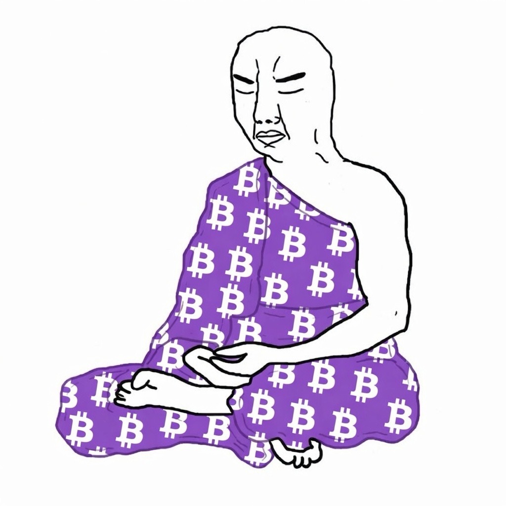 Purple Bitcoin tweet media