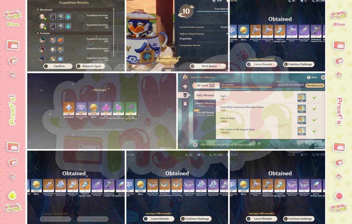 wiwa! 🩷 Genshin WuWa HSR ZZZ joki pilot tweet media