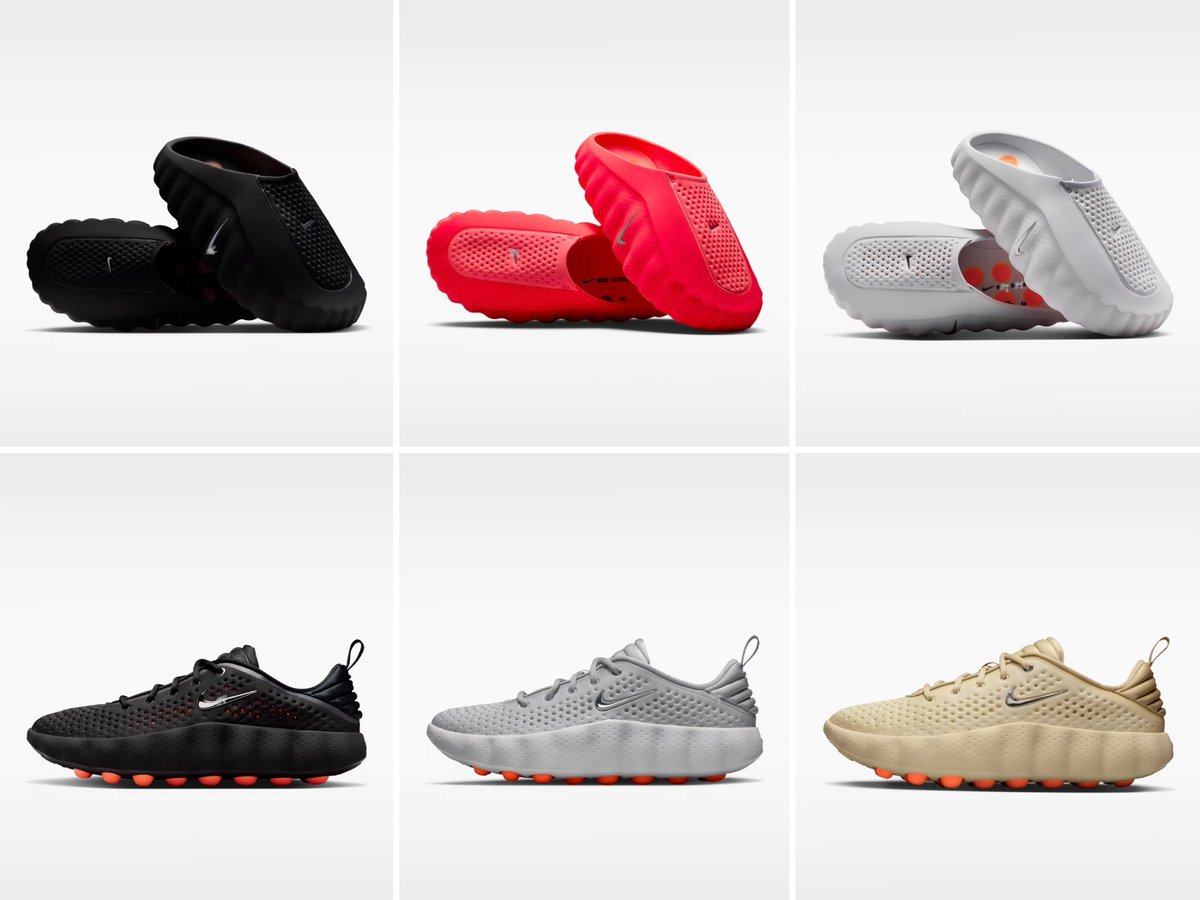 snkr_twitr's tweet photo. AD: RESTOCK LIVE 
Nike Mind Collection

- 001 Mules -
Men
Black https://t.co/Q5lLfBOmBe
Solar Red https://t.co/YbZp40ruqE
Light Smoke Grey https://t.co/m7cmxFqdJ9

WMNS
Light Smoke Grey https://t.co/cz3TSaFKJ2

- 002 Shoes -
Men
Black https://t.co/1C4XxQH7kf
Light Smoke Grey https://t.co/qerBeBVS01
Light Khaki https://t.co/PjwB75U7H4