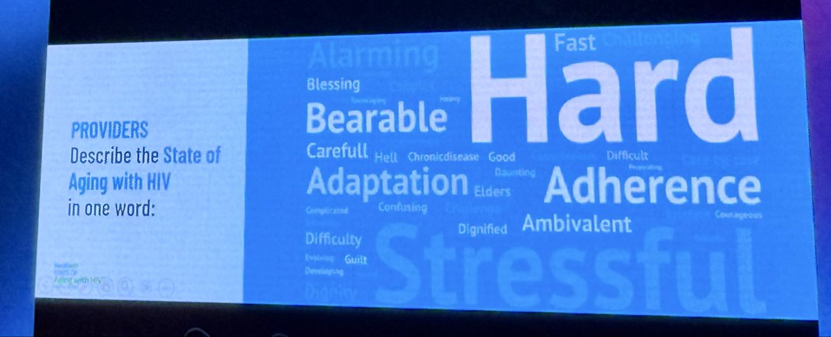 PROVIDERS Describe the State of Aging with HIV in one word:
~ Elizabeth Kaplan, JD Harvard Law School Center for Health Law and Policy Innovation 
<a href="/adapadvocacy/">ADAPs</a> <a href="/HealthHIV/">HealthHIV</a>  <a href="/HealthHCV/">HealthHCV</a> 
#Sync2026 #lgbqt #health #HIV