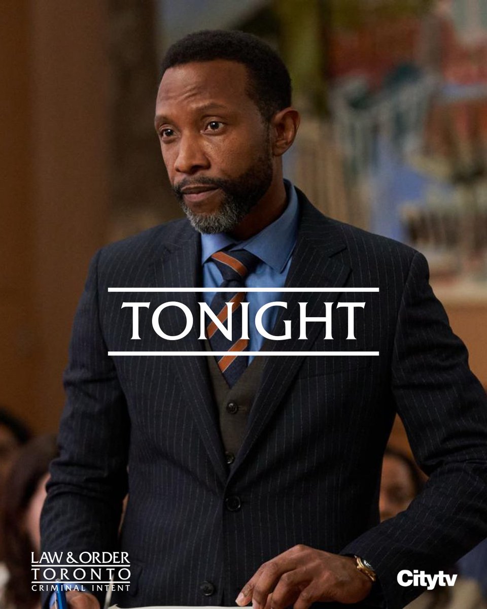 lawandorderto's tweet photo. We're going to court.

Watch an all-new episode of #LawandOrderToronto #CriminalIntent TONIGHT at 10/9c on Citytv, or stream it on Citytv+ https://t.co/z7oSaJ8QaJ