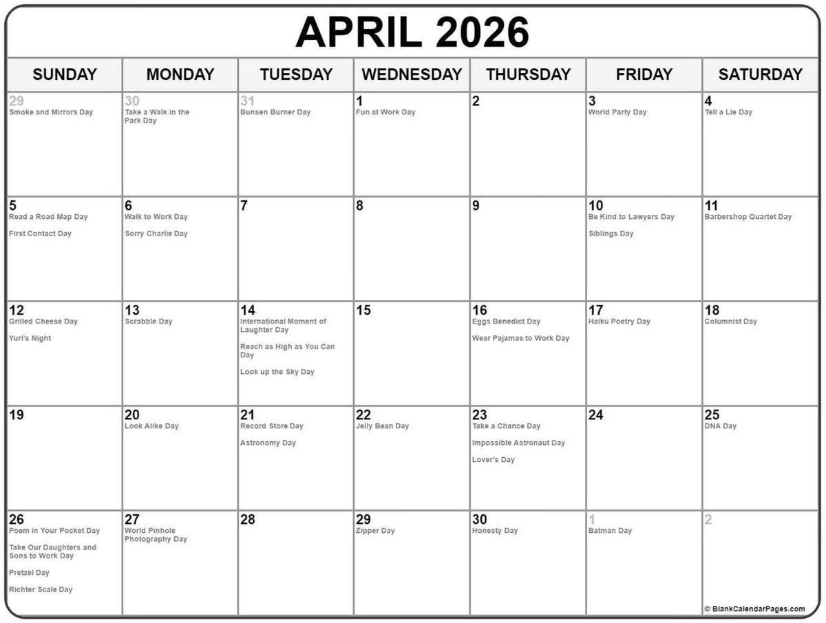 BlankCalendarPages tweet media