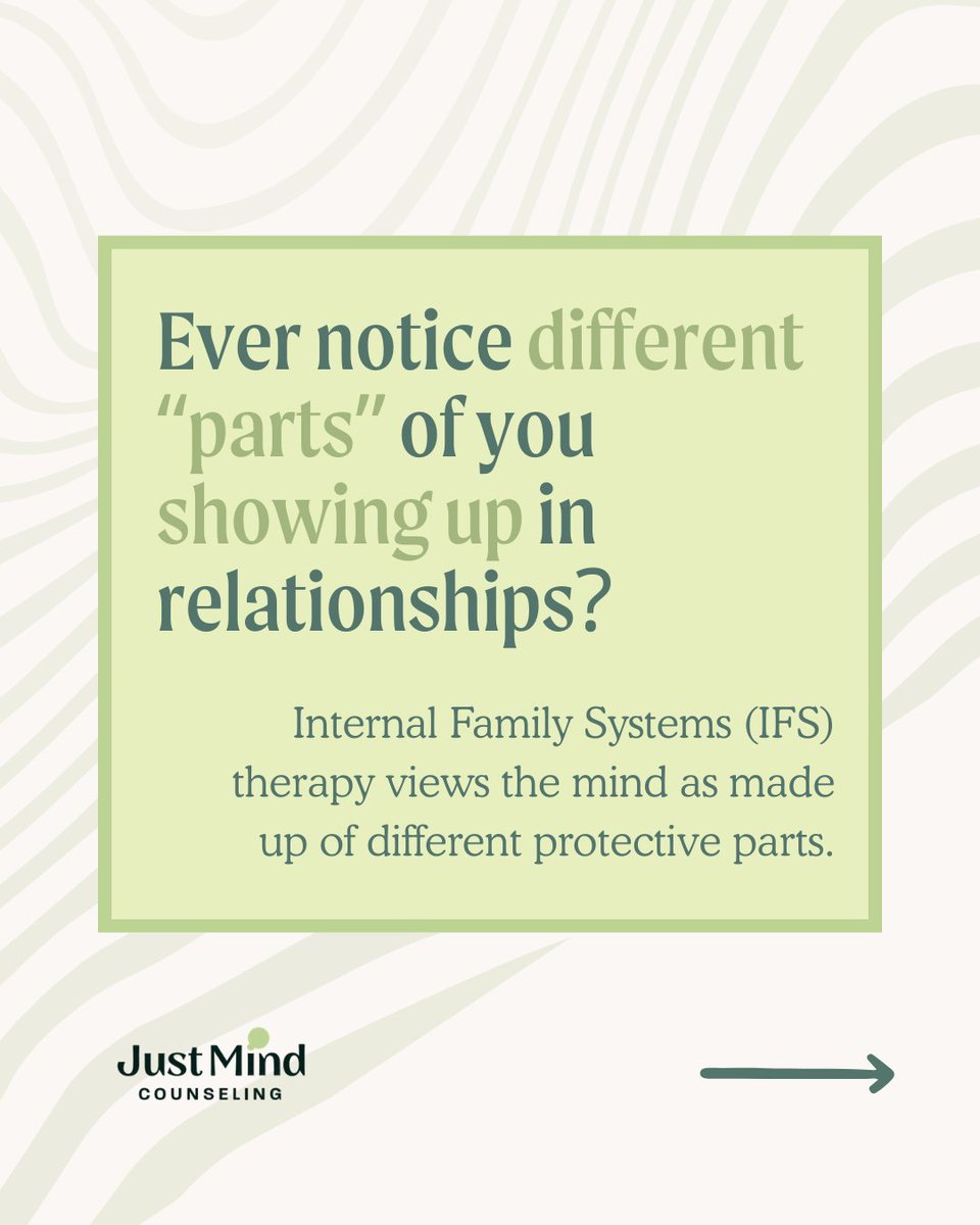 JustMind's tweet photo. IFS therapy looks at the different “parts” of us that show up in relationships.
Understanding them can help shift anxious attachment patterns.
Read more on our blog: https://t.co/3LyvA2uYpg
#IFSTherapy #MentalHealth #JustMind https://t.co/BQMpZKshja