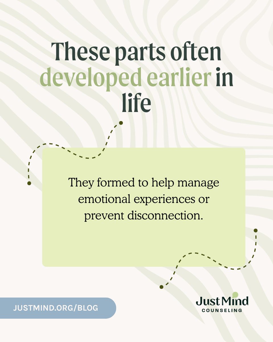 JustMind's tweet photo. IFS therapy looks at the different “parts” of us that show up in relationships.
Understanding them can help shift anxious attachment patterns.
Read more on our blog: https://t.co/3LyvA2uYpg
#IFSTherapy #MentalHealth #JustMind https://t.co/BQMpZKshja