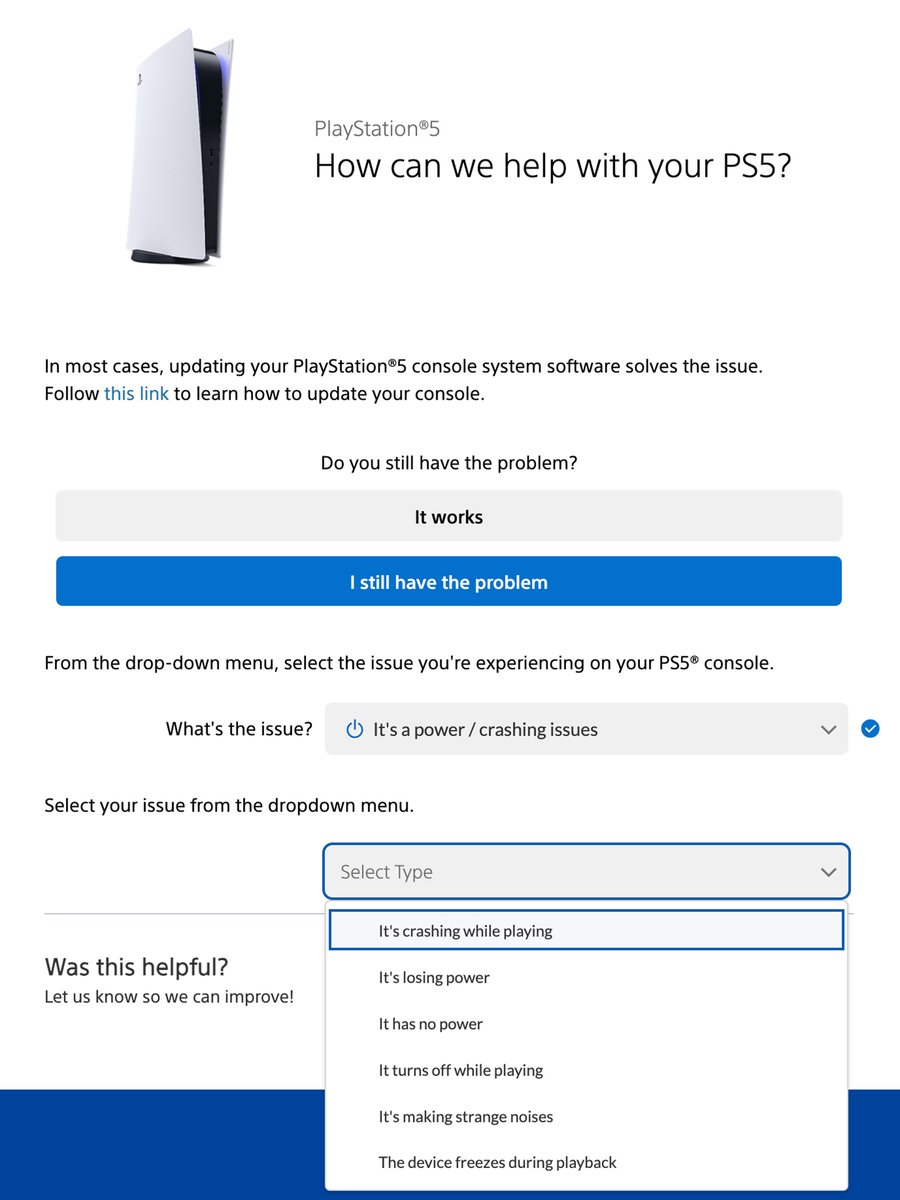 PlayStation Support UK tweet media