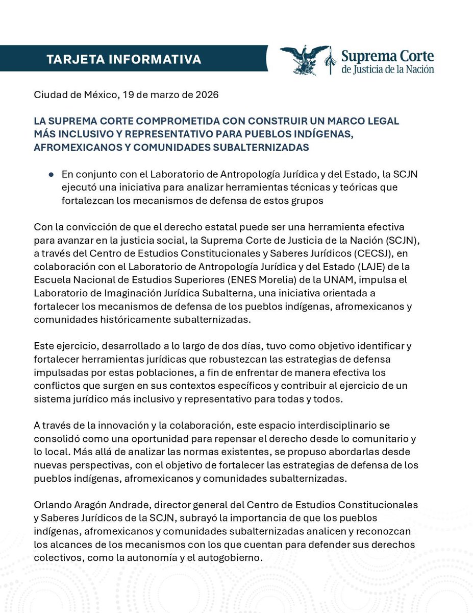 Suprema Corte tweet media