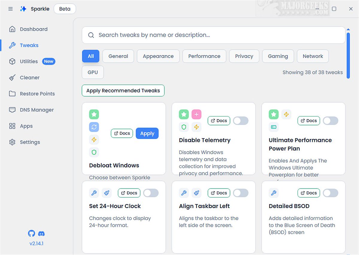 MajorGeeks tweet media