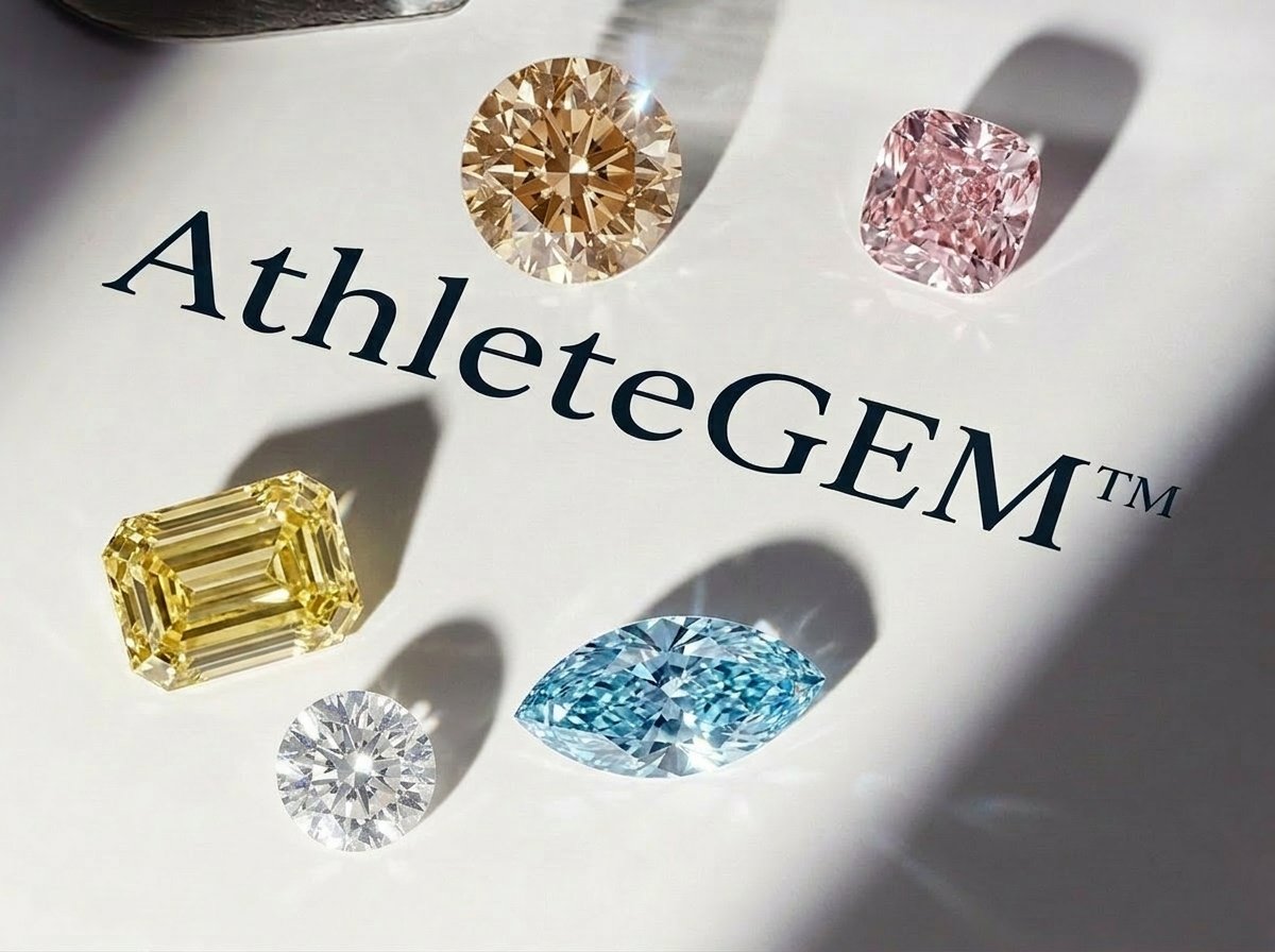 Athletes spend their lives building their brand. Now they have their own diamond.