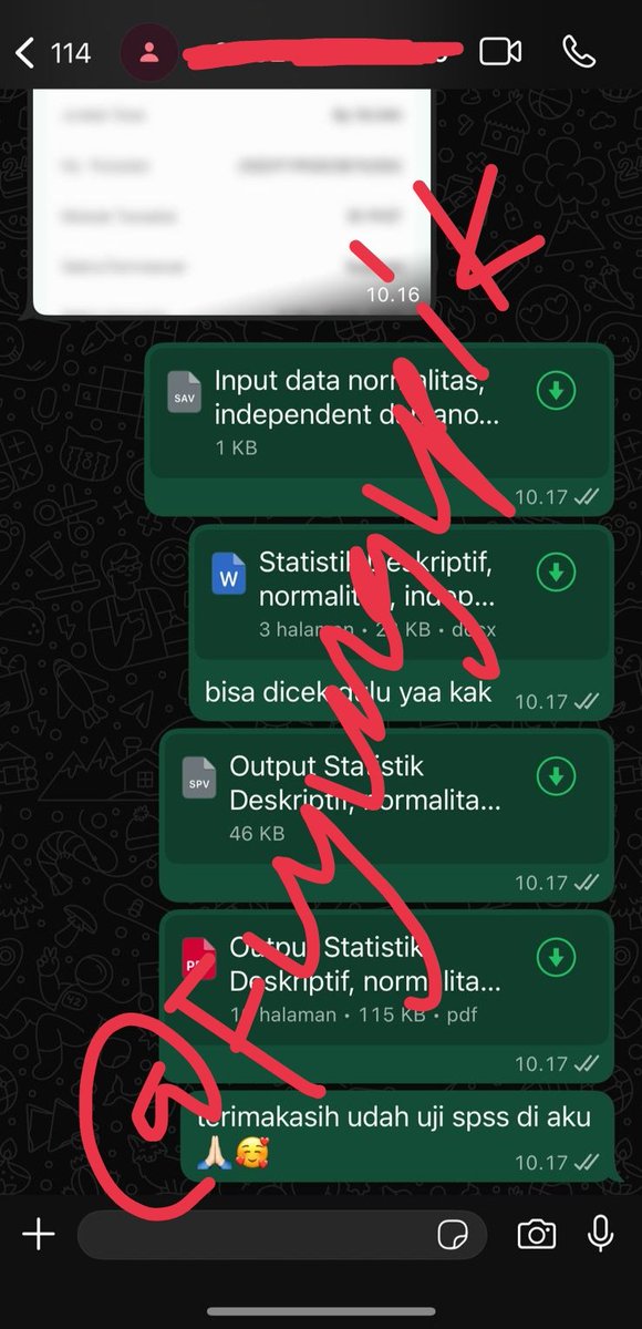 cyu~ joki tugas spss start 10k| wa fastrespon tweet media