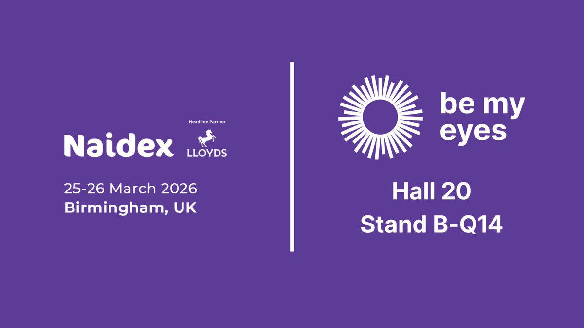 Be My Eyes tweet media