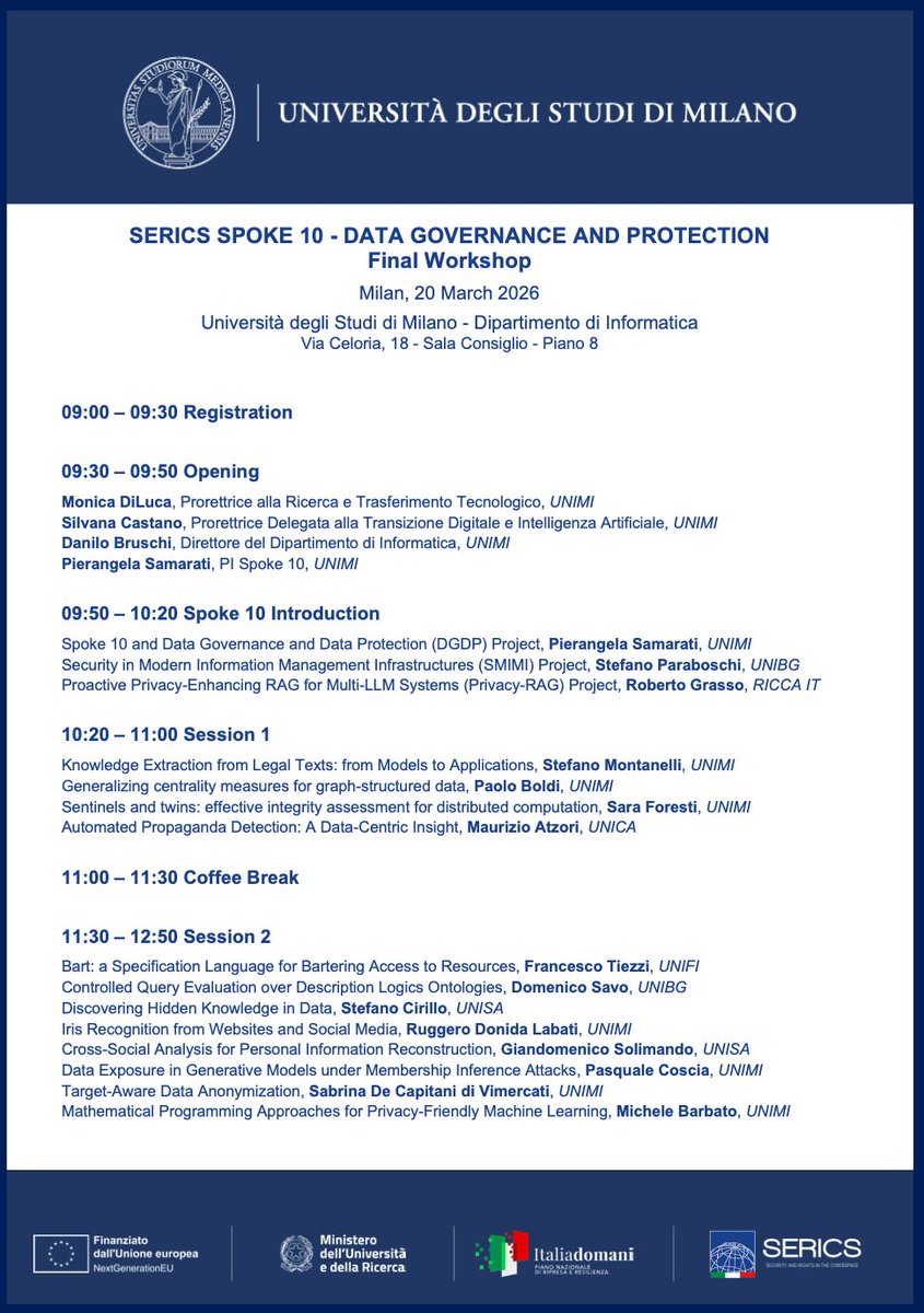 Fondazione SERICS tweet media