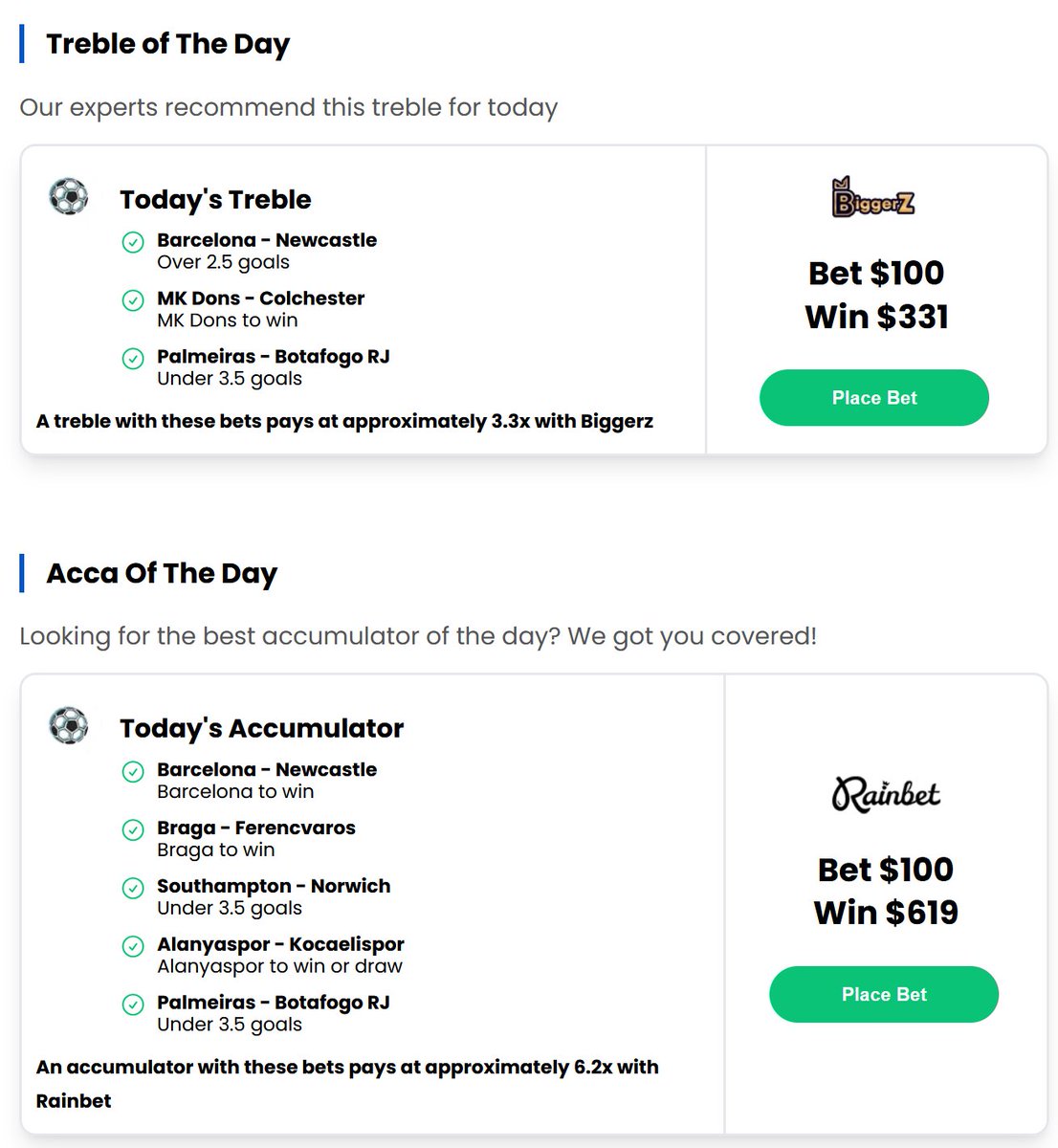 betandskill's tweet image. 🏆It's time to collect our winnings! 🤑

All our yesterday's singles, the double, the treble, and the #acca of the day were winners!

What a fantastic evening!

#footballtips #bettingtips #GamblingX #UCL #UEL #UECL #EUropaLeague

Check today's tips here 👇
betandskill.com/predictions/fo…