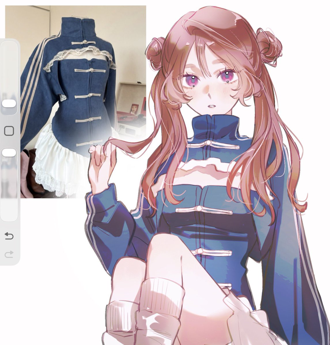 เลื่อนพินแล้วเจอชุดนี้น่ารักม้ากT.T🤲💙