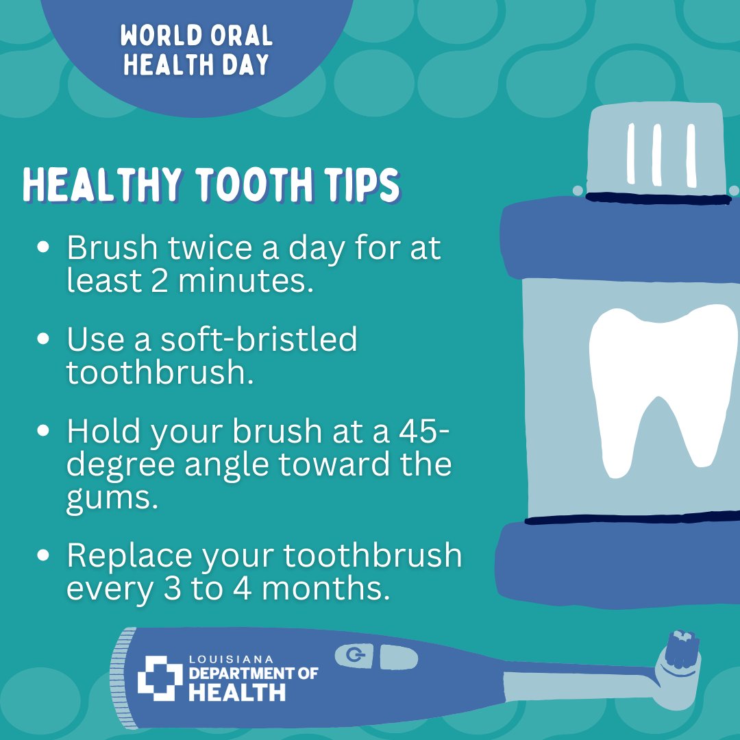 Louisiana Department of Health tweet media