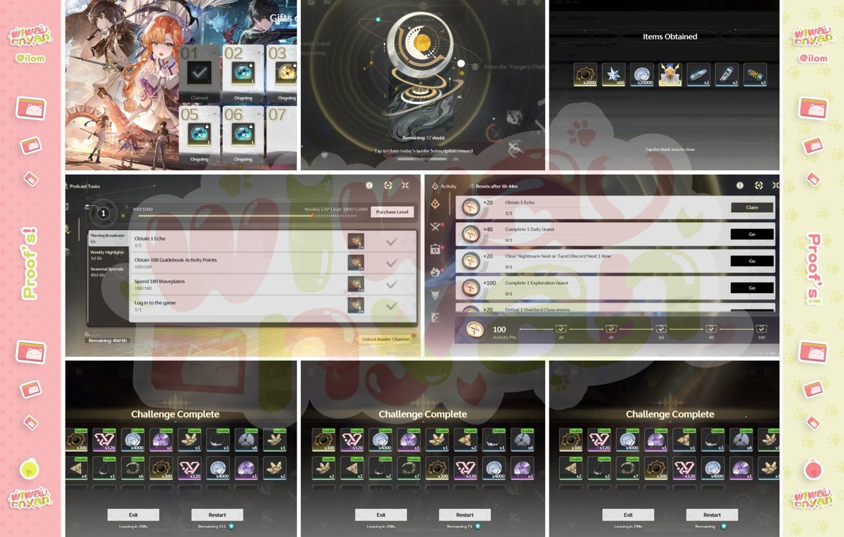 wiwa! 🩷 Genshin WuWa HSR ZZZ joki pilot tweet media